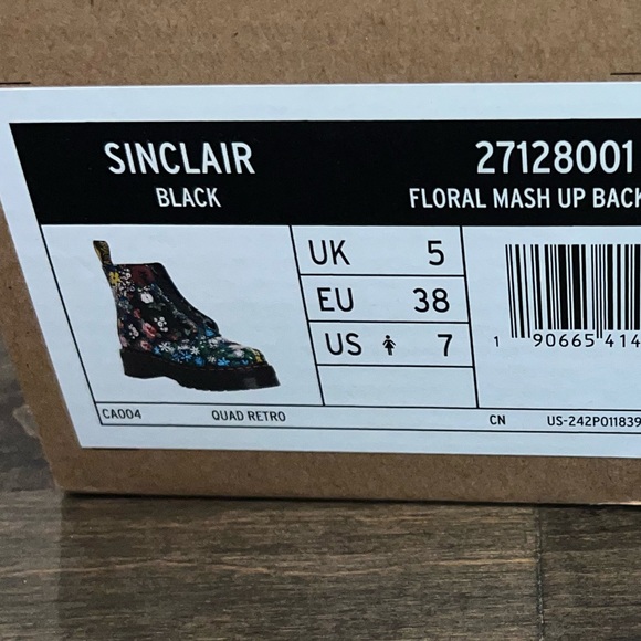 Platform Floral Doc Martens NO BOX - Picture 3 of 5